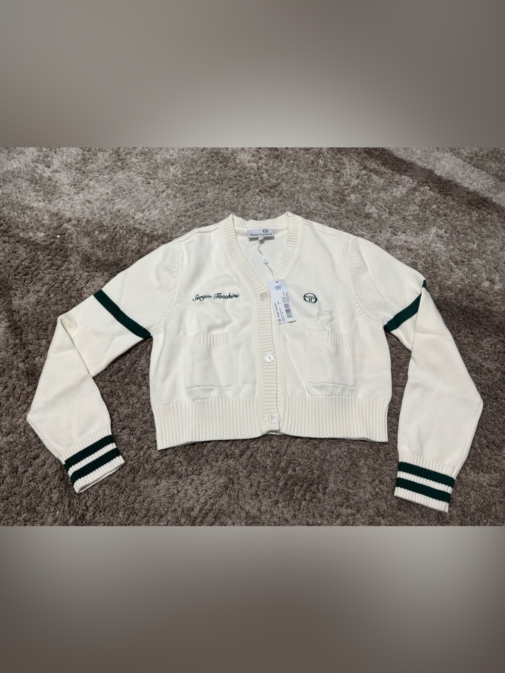 Sergio Tacchini

Frankie Knitted Cardigan in Gardenia
